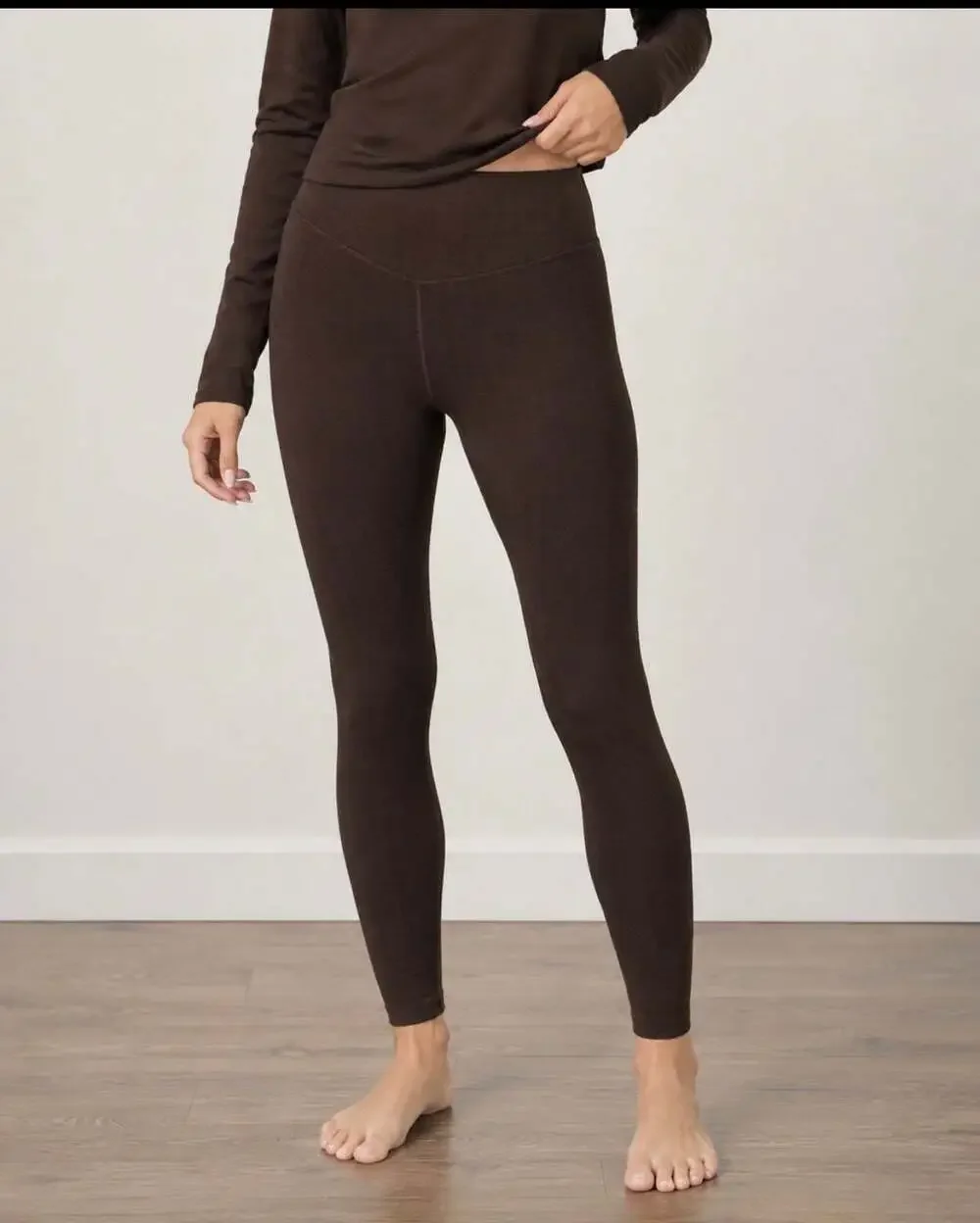 NWT Vuori Textured Chilled Out Legging Java Houndstooth M